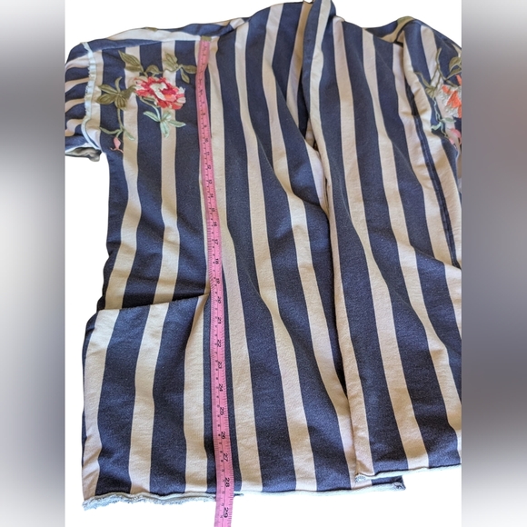 Anthropologie Aratta Silent Journey Crafted Embroidered Oversized Jacket Stripes - Picture 11 of 16